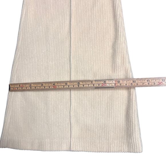Aerie Beige Flare Ribbed Pants Size S Regular - Picture 5 of 8